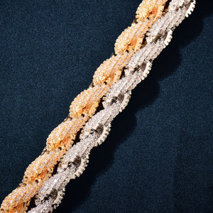 8mm Premium Thick Iced Out Rope Chain - Different Drips