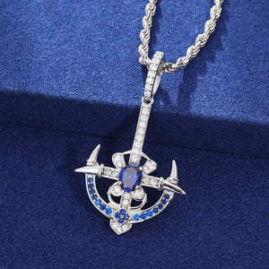 S925 Moissanite Viking Pendant - Different Drips