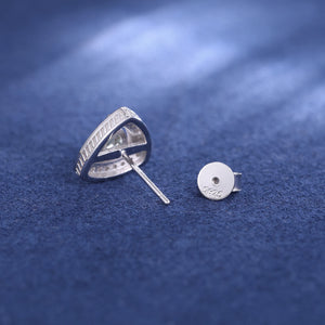 S925 Moissanite Trillion-Cut Stud Earrings - Different Drips