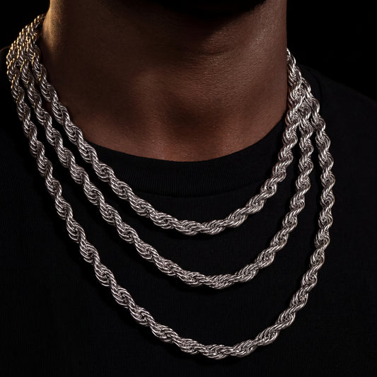 8mm Braided Rope Chain - Different Drips