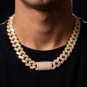 28mm Baguette Cuban Link chain - Different Drips