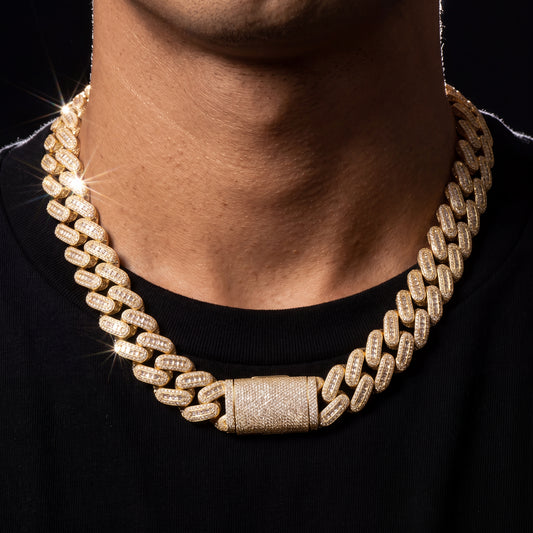 28mm Baguette Cuban Link chain - Different Drips