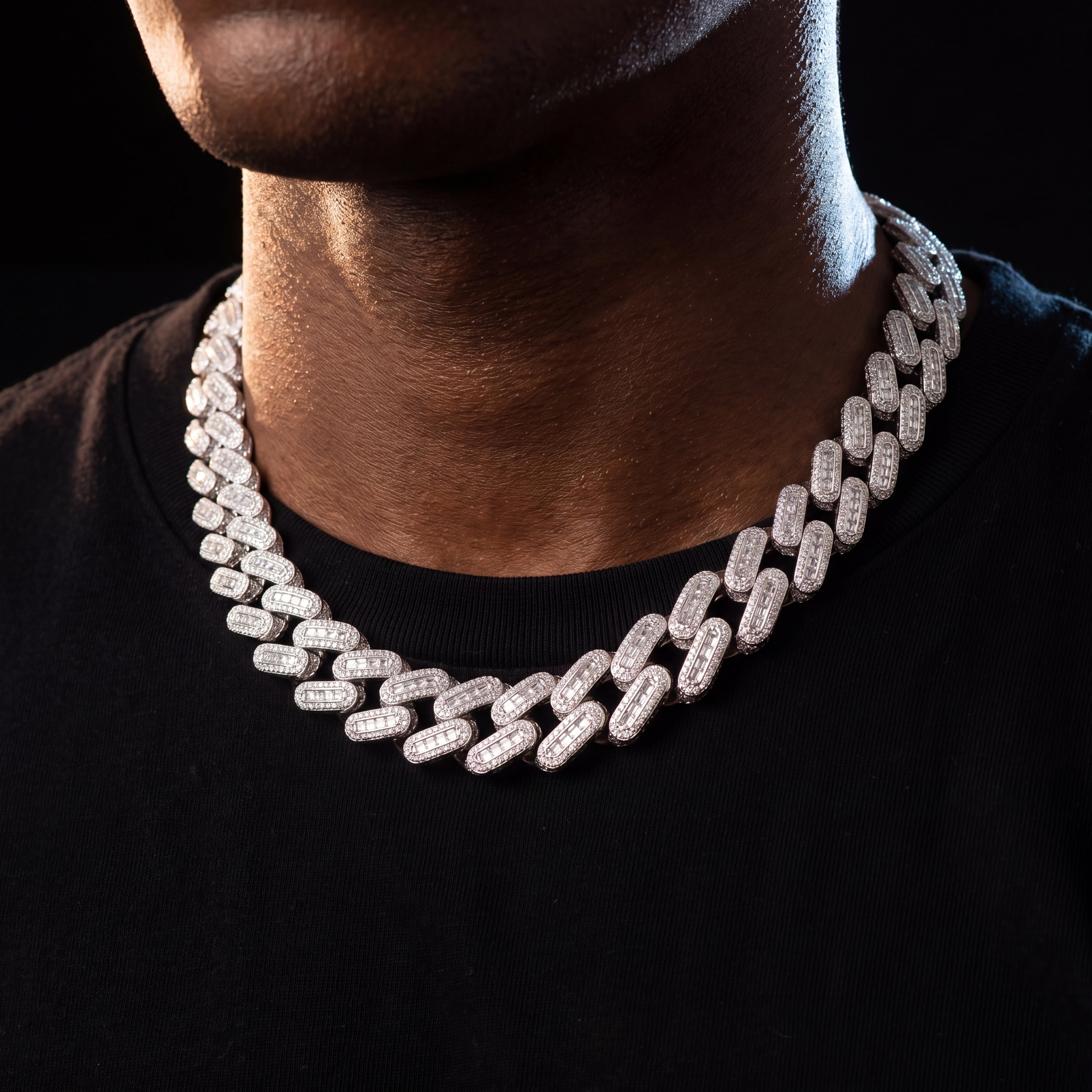 28mm Baguette Cuban Link chain - Different Drips