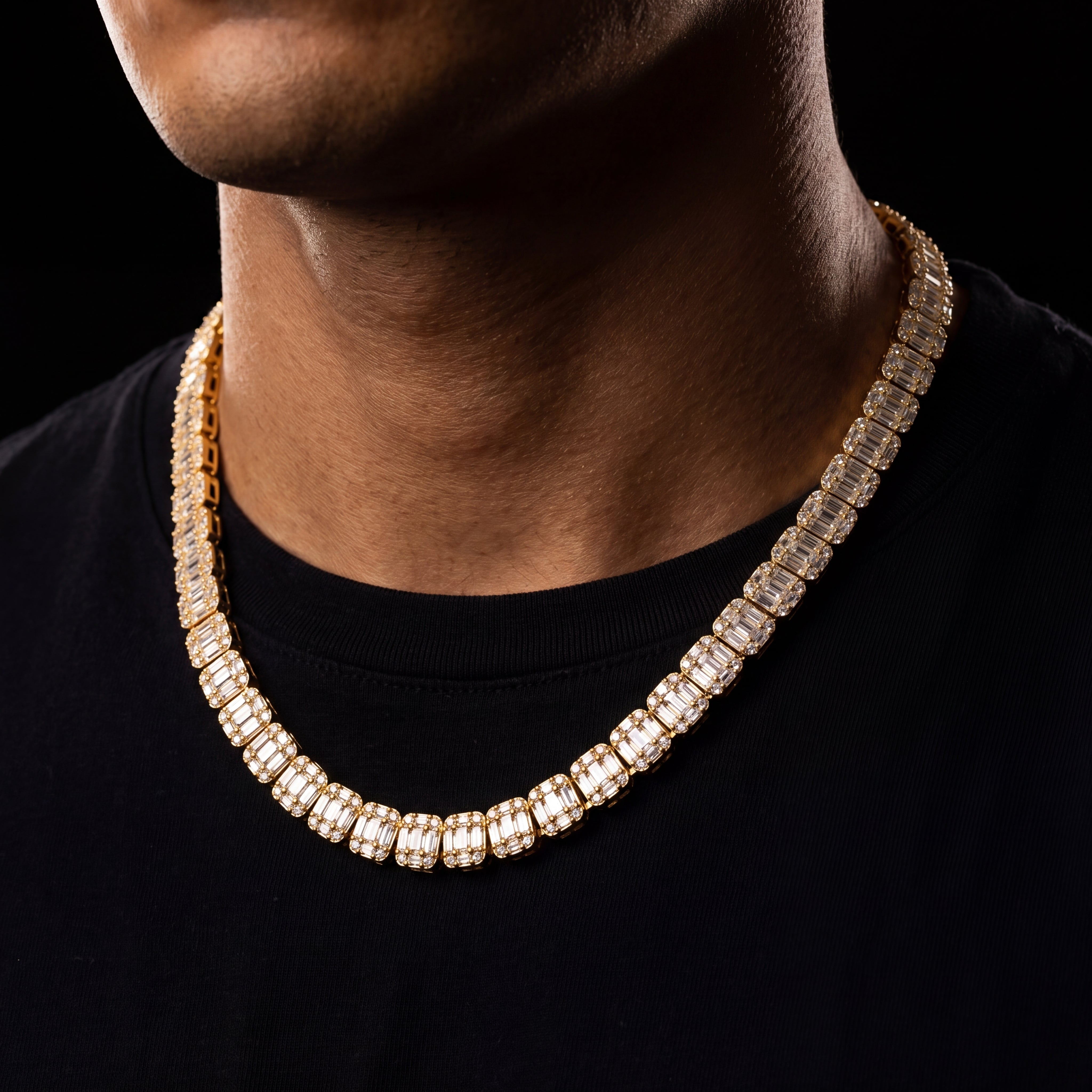 8mm Baguette Tennis Chain