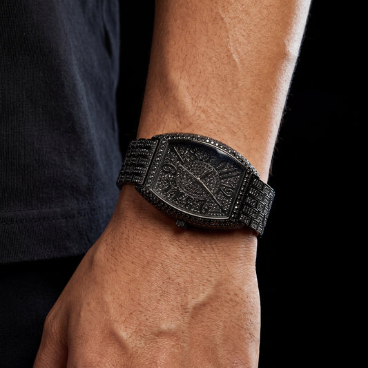 Large Dial Tonneau-Shaped Curved Watch - Different Drips