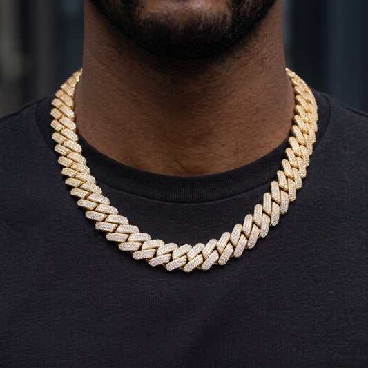 20mm Prong Cuban Chain - Different Drips