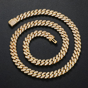 6mm Iced Out Cuban Chain - Different Drips