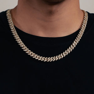 6mm Iced Out Cuban Chain - Different Drips