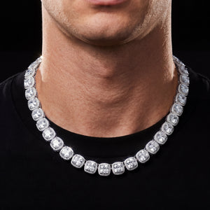10mm Glacier Clustered Tennis Chain - Different Drips