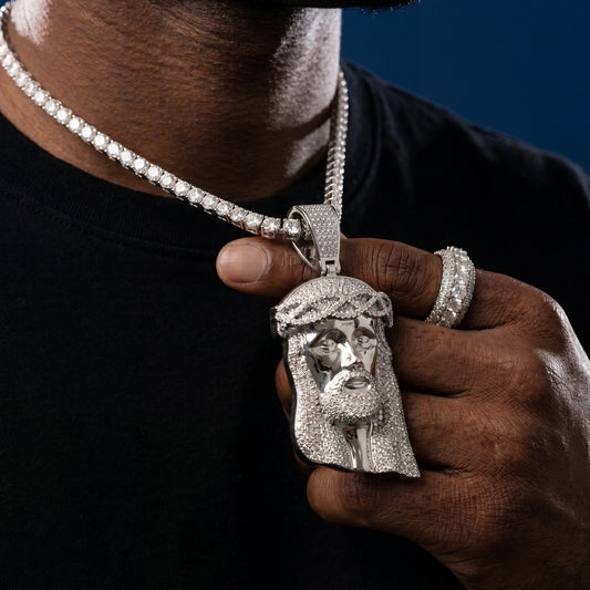 Iced Jesus Pendant