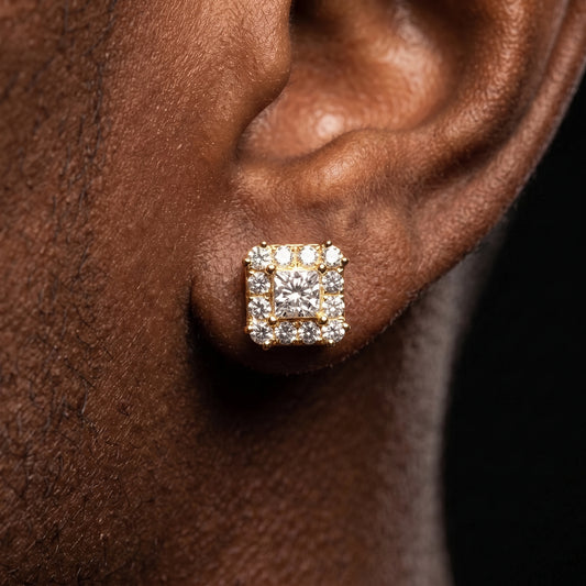 S925 Moissanite Hidden Door Earrings - Different Drips