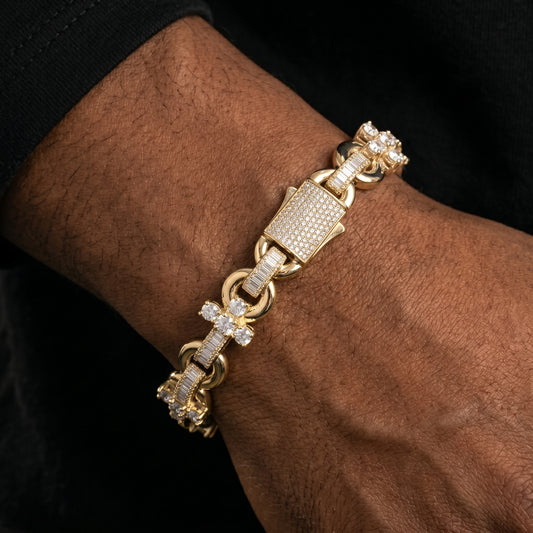 Iced Infinity Figure 8 Cross Link Chain