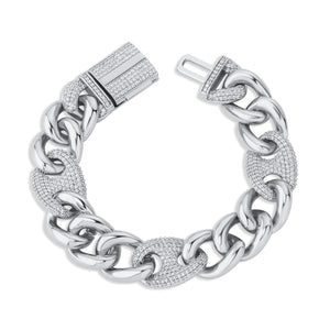 16mm Mariner Cuban Link Bracelet - Different Drips