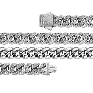 8mm Miami Cuban Link Chain - Different Drips