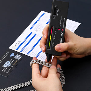 12mm Moissanite Miami Cuban Link Chain 18k Gold - Different Drips