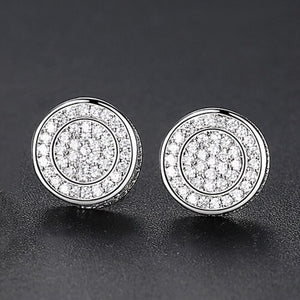 Classic Round Cut Stud Earrings - Different Drips