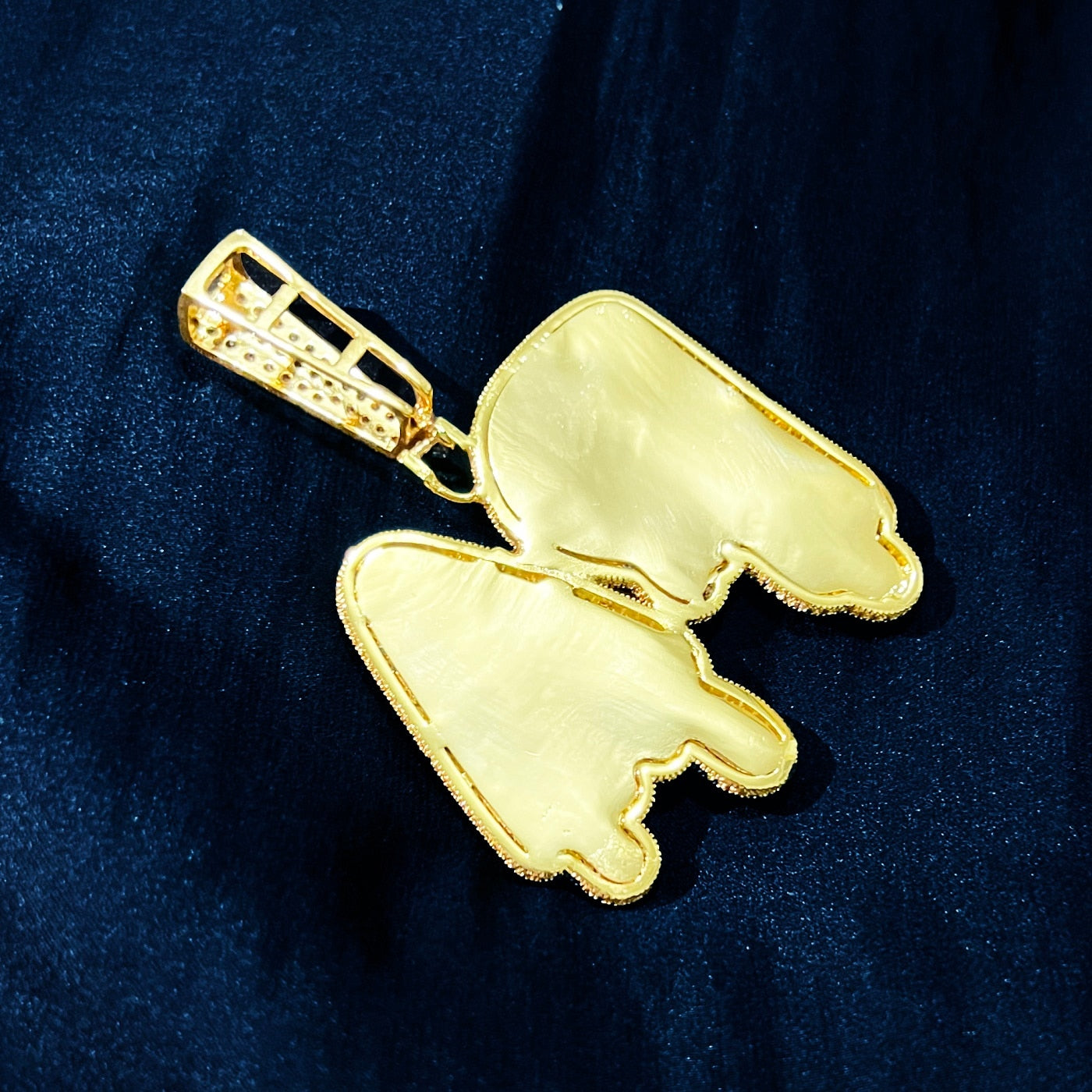 Layered Dripping Custom Letter Pendant - Different Drips