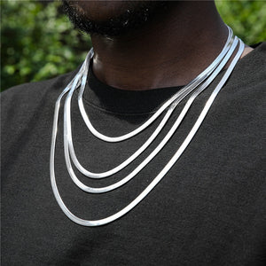3-5mm Herringbone Chain - Different Drips