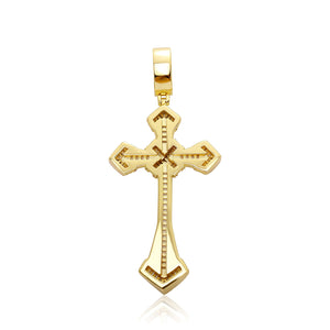 Baguette Cross Pendant - Different Drips