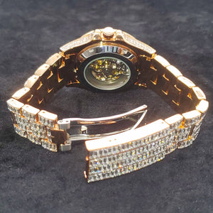 Baguette Mechanical Skeleton Watch - Different Drips