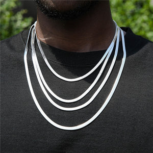 3-5mm Herringbone Chain - Different Drips