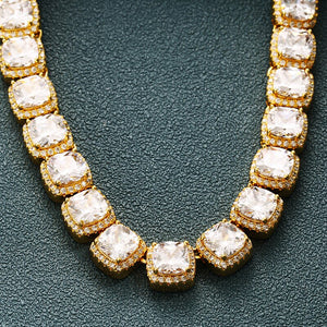 10mm Glacier Clustered Tennis Chain - Different Drips