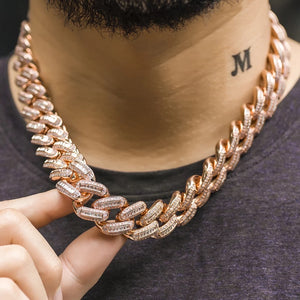 19mm Baguette Cuban Link chain - Different Drips