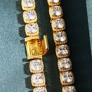 10mm Glacier Clustered Tennis Chain - Different Drips