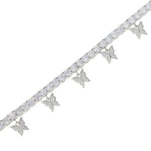 Women's Tennis Butterfly Anklet - Different Drips