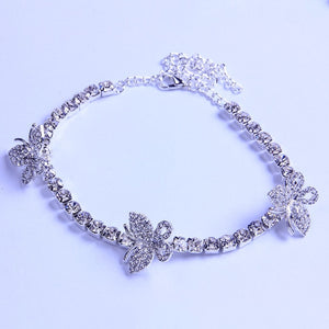 Women's Tennis Butterfly Anklet - Different Drips