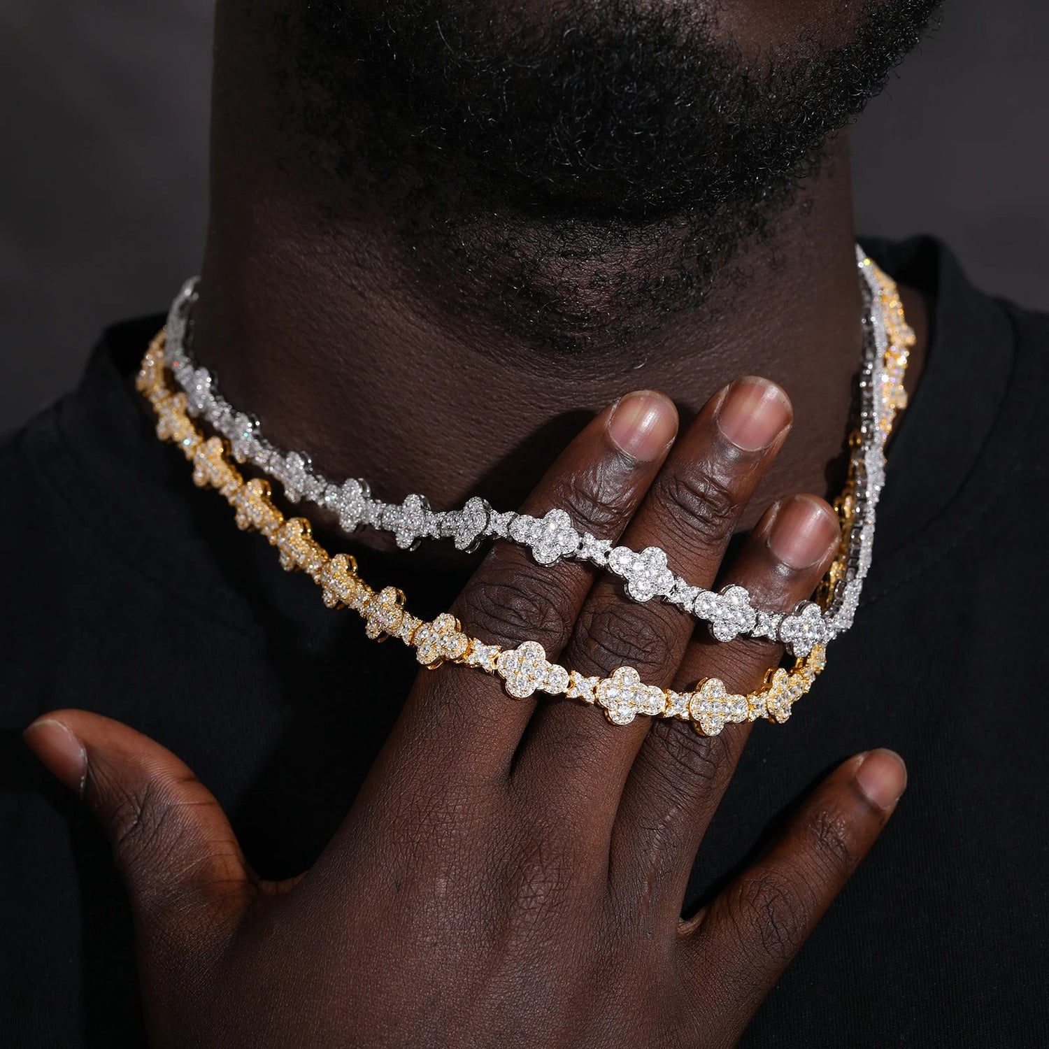 VVS Moissanite Chains - Different Drips