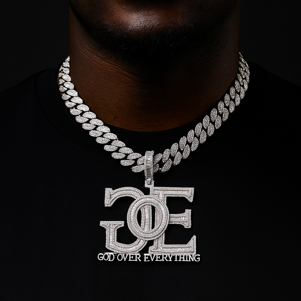 God Over Everything Pendant - Different Drips