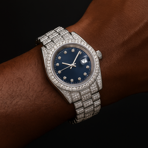 Iced Out Presidential Watch - Different Drips