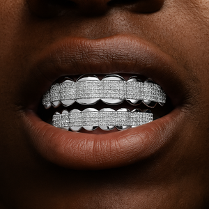 Iced Out Stripe Grillz - Different Drips