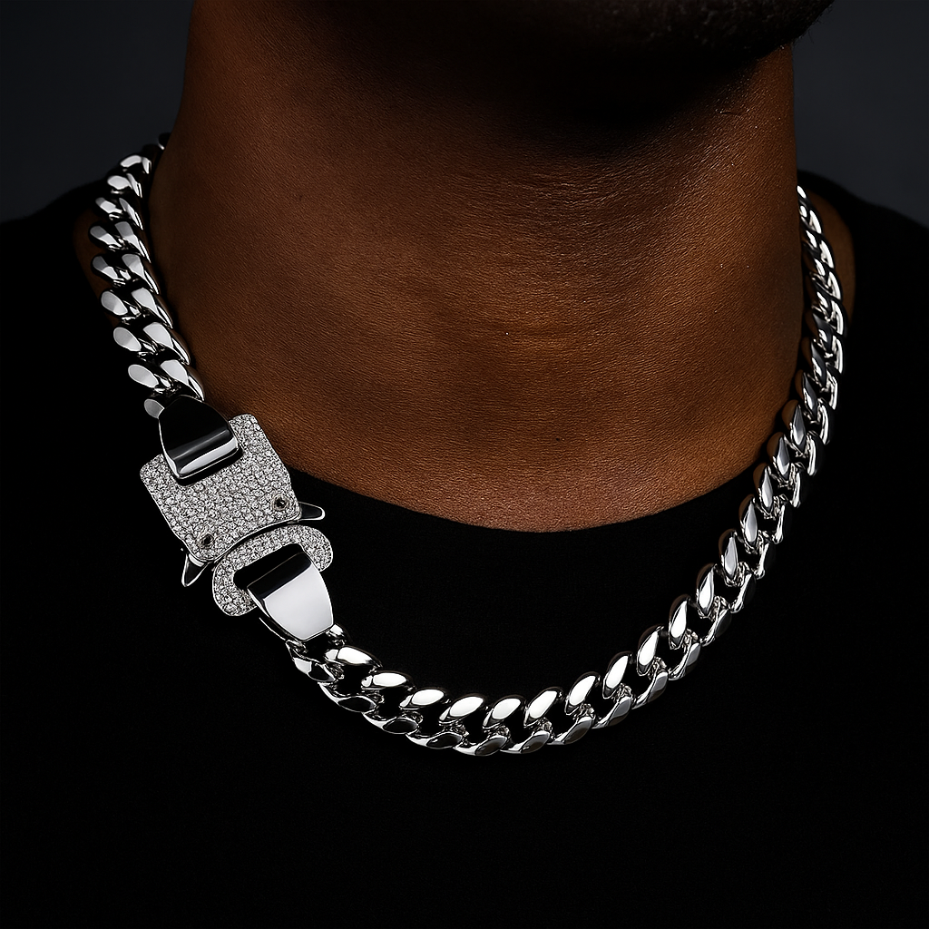 12mm Miami Cuban Chain With Spring Clasp - Different Drips