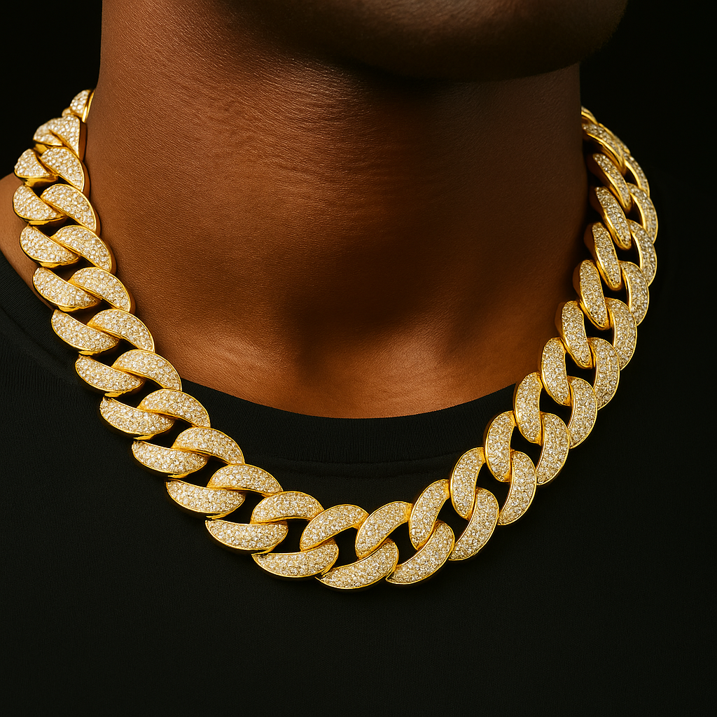 20mm Miami Cuban Link Chain - Different Drips