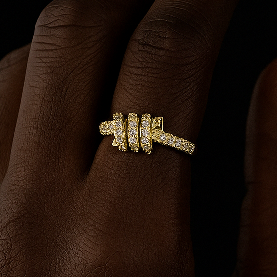 Barbed Wire Ring - Different Drips