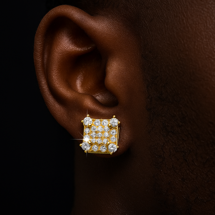 S925 Moissanite Hidden Door Earrings - Different Drips