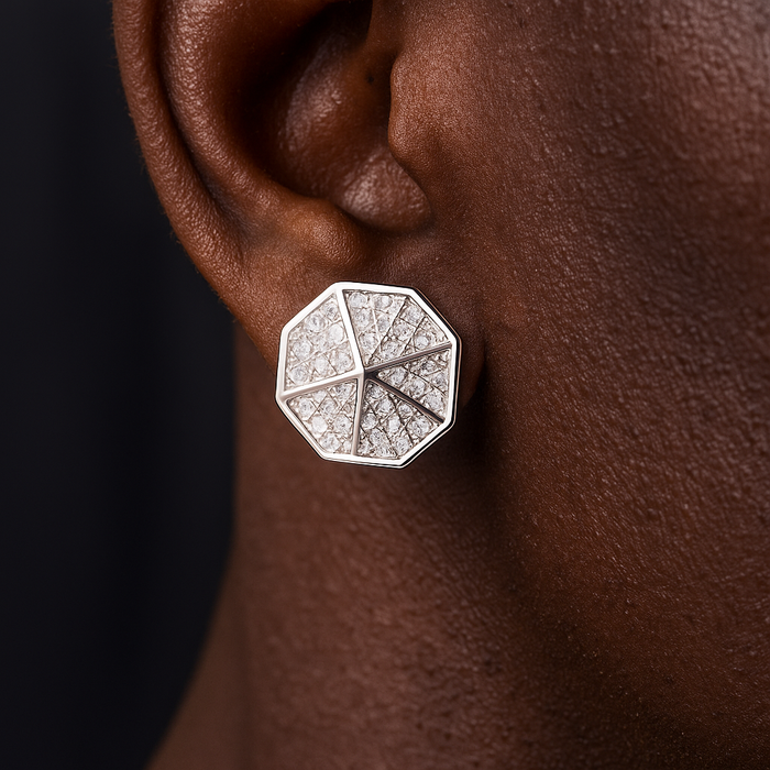 10mm Round Cut Umbrella Earrings - Different Drips