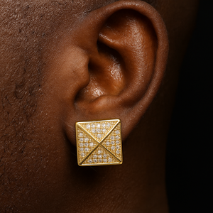 10mm Square Cut Umbrella Earrings - Different Drips