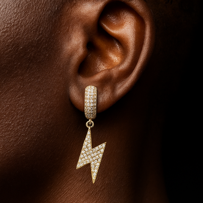 Diamond Lightning Drop Earrings - Different Drips