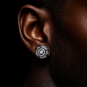 Black S925 Moissanite Dragon Claw Stud Earrings - Different Drips