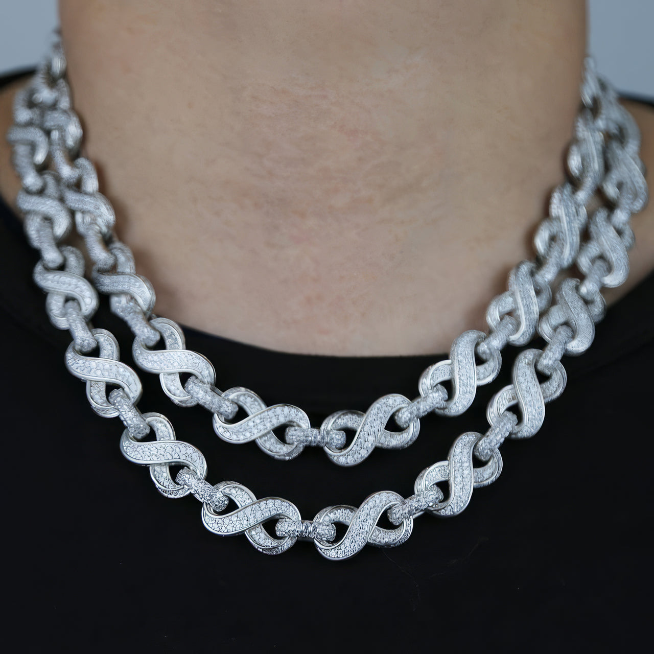 12mm Infinity Link Chain - Different Drips