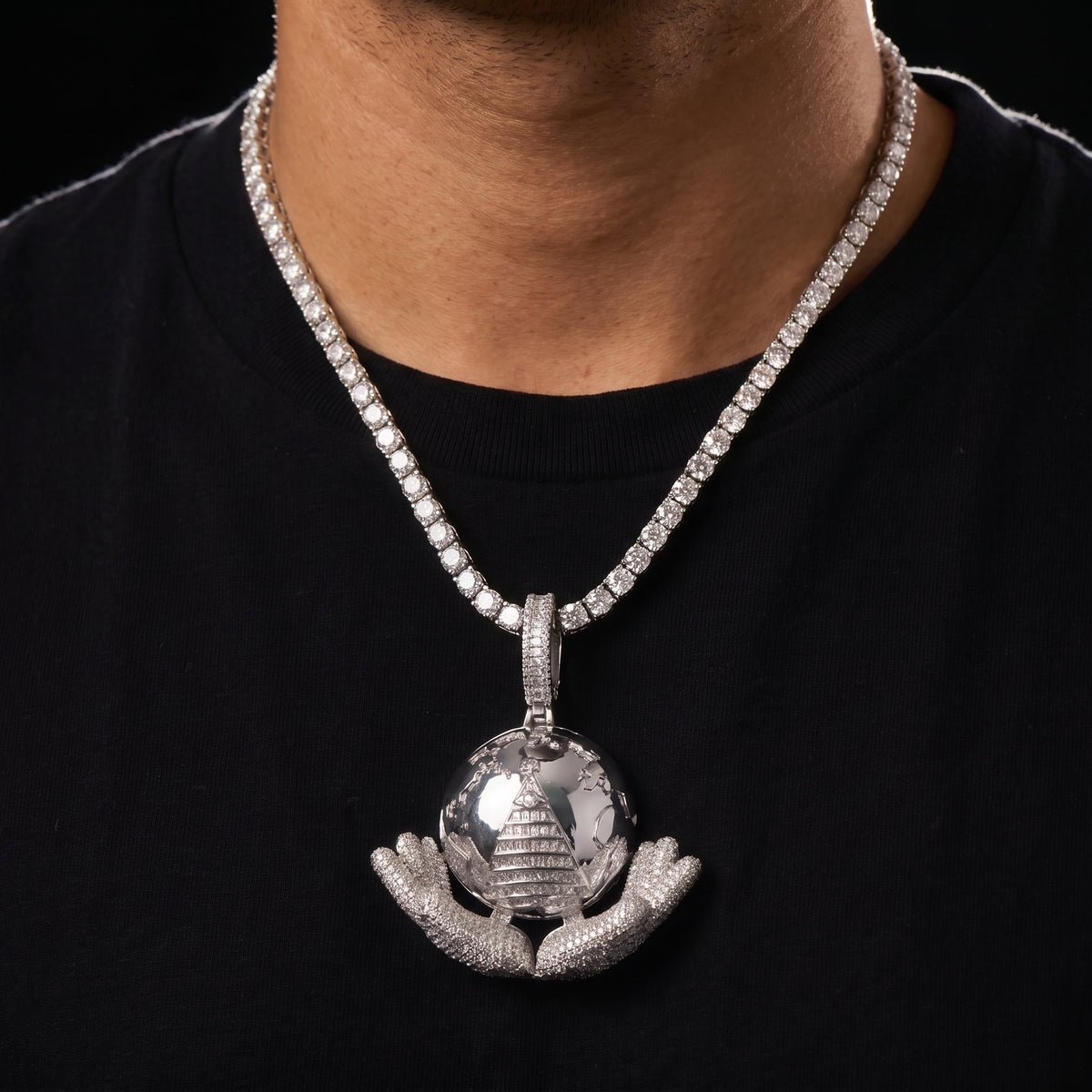 The World Is Yours Pendant - Different Drips