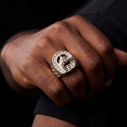 Horse Head Signet Ring - Different Drips