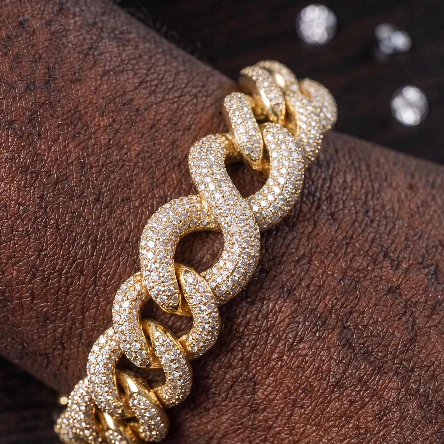 14mm Infinity Cuban Bracelet - Different Drips