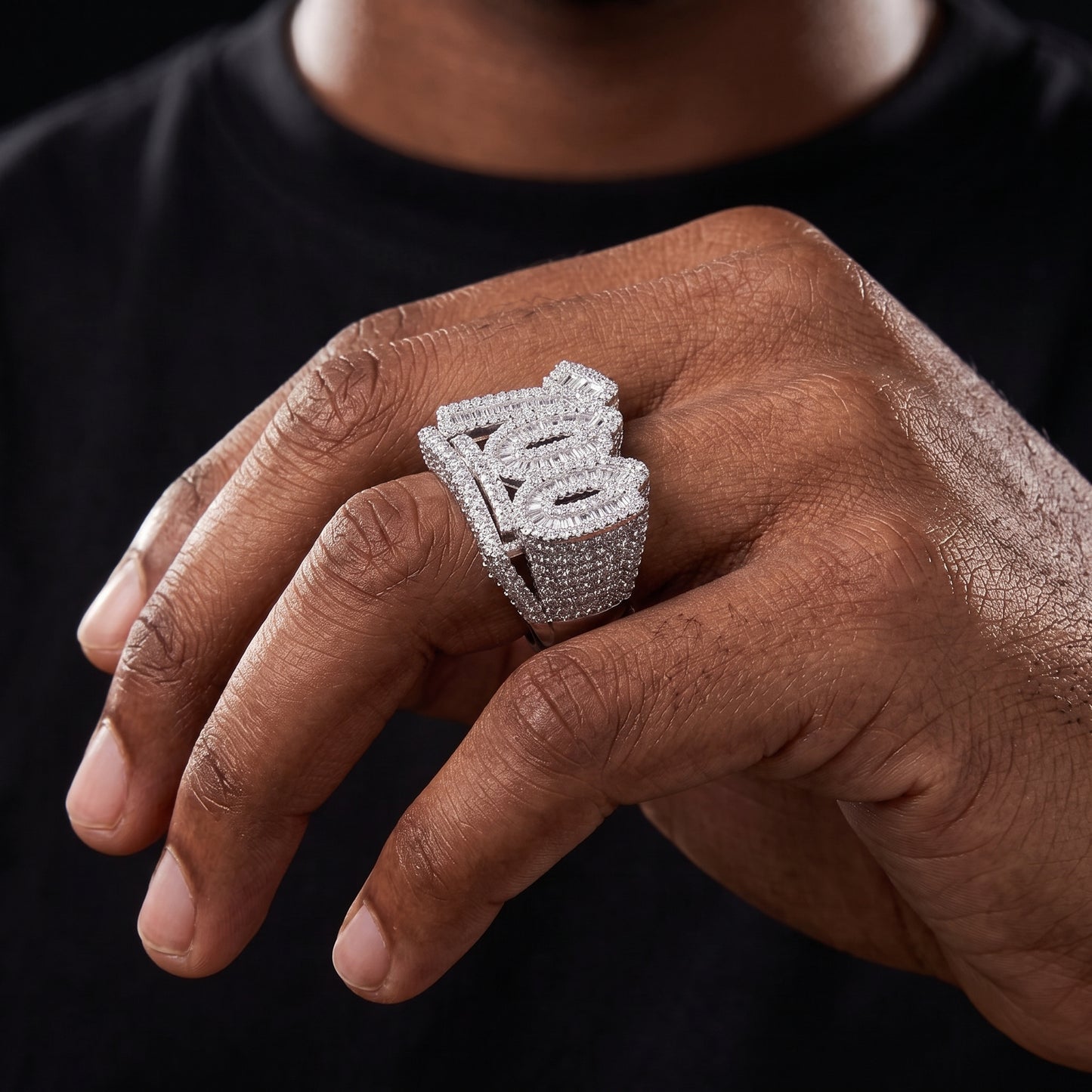 Baguette Hundred Emoji Ring - Different Drips