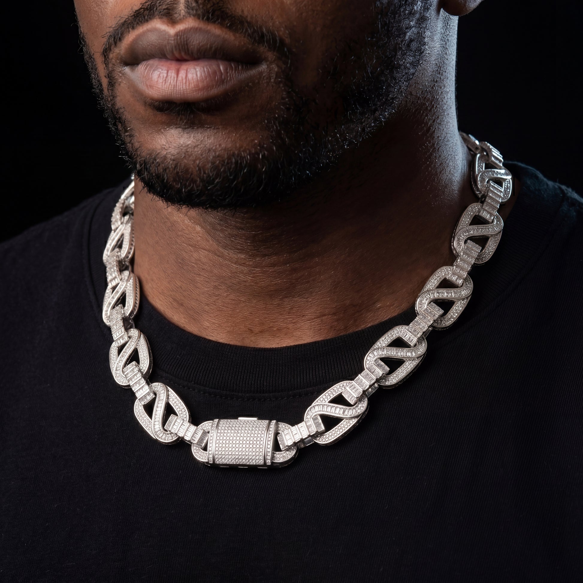 20mm Baguette Mariner Link Chain - Different Drips