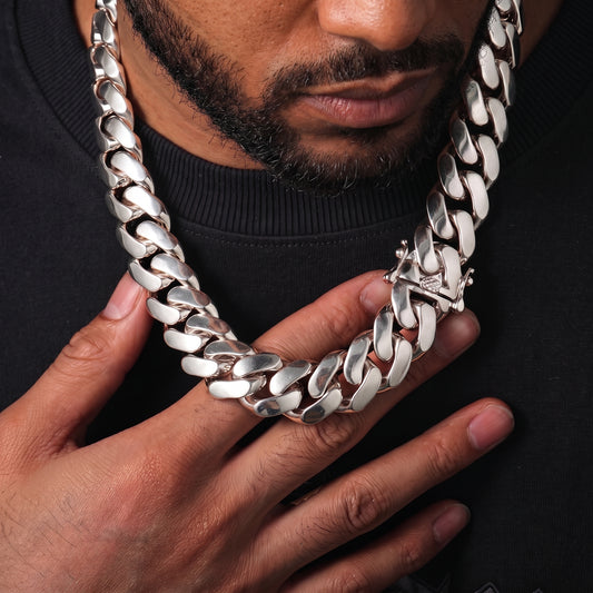 20mm 18k Gold Miami Cuban Link Chain - Different Drips