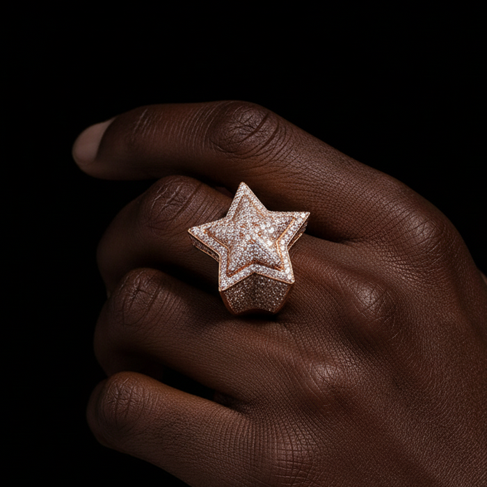 3D Five Star Ring - Different Drips